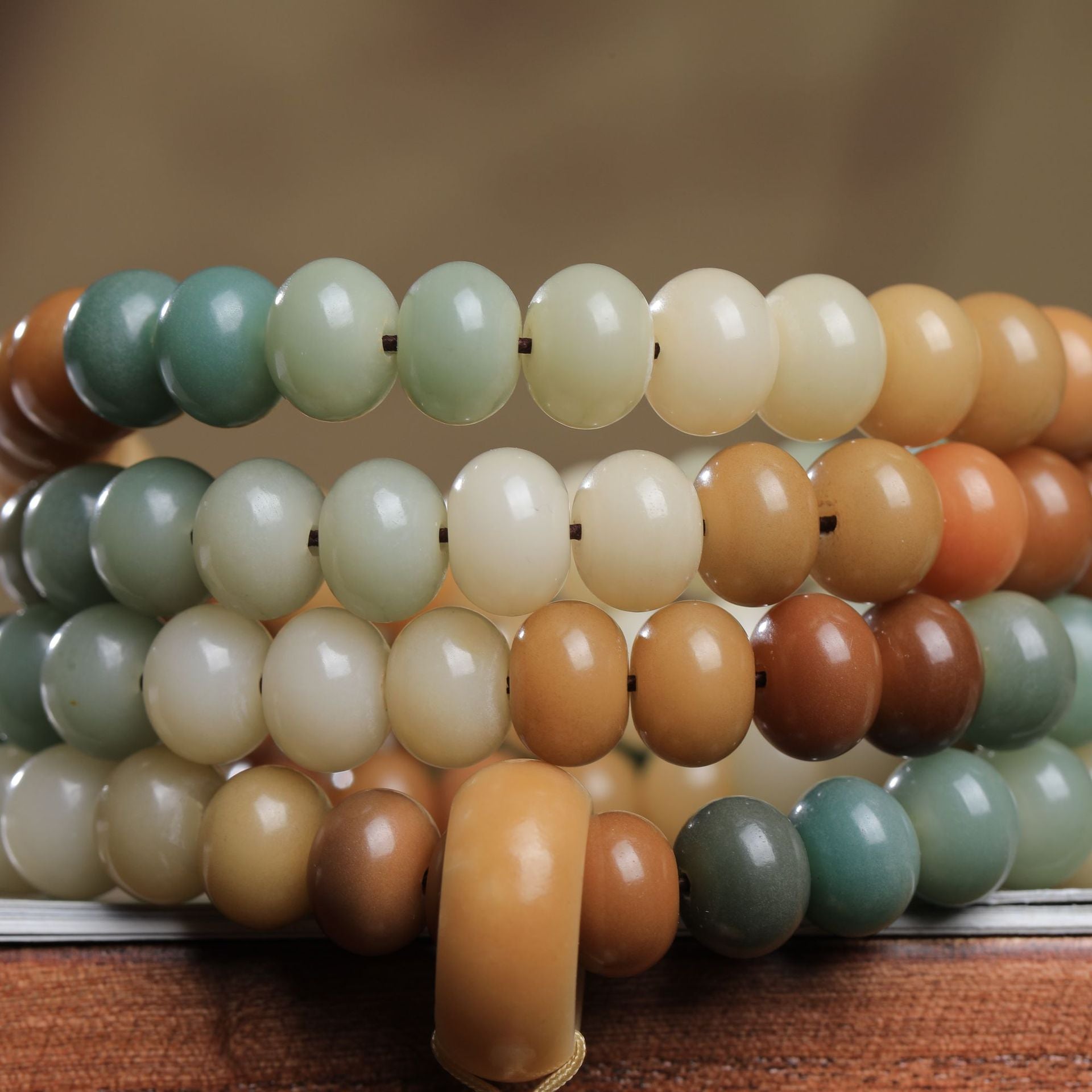 108 Bodhi Seed Mala Bracelet Handmade Jewelry for Women Yoga & Meditation