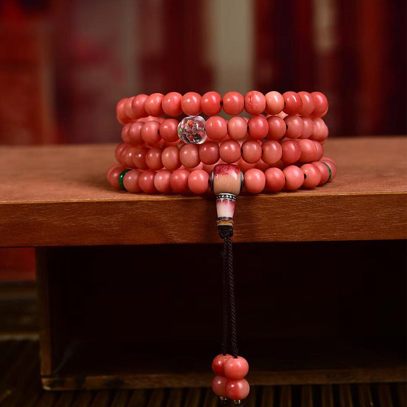 Ethically Sourced Natural Camel Bone 108 Beads Mala Protection Bracelet