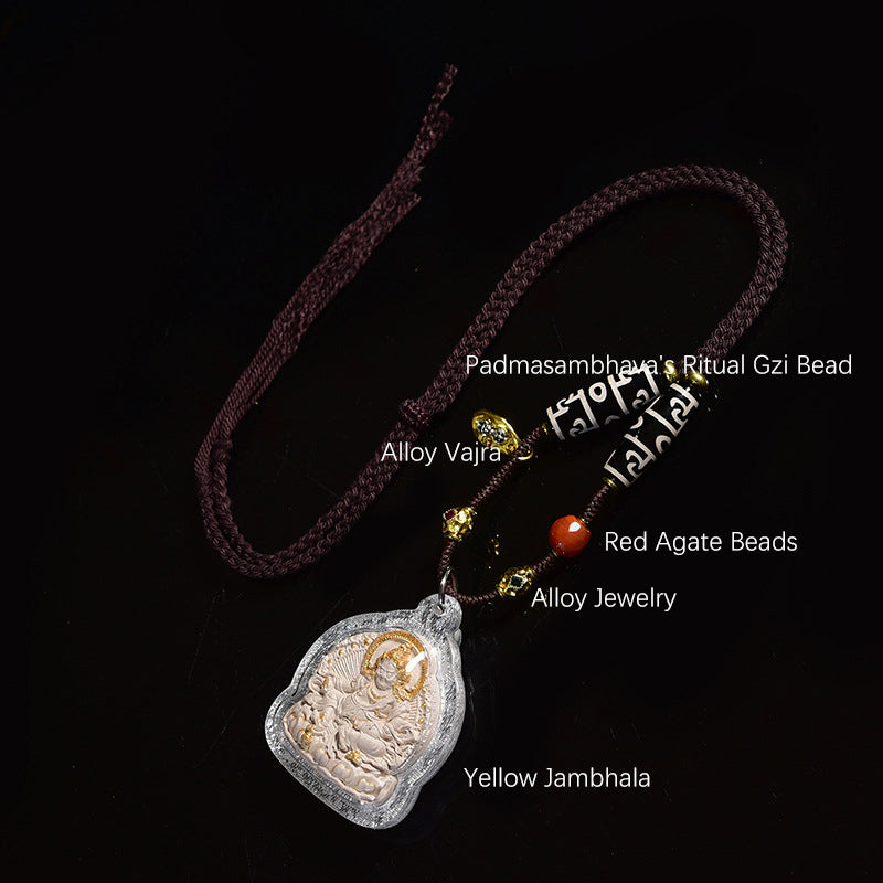 Thousand-Armed Chenrezig Pendant — Handmade Tibetan Buddhist Amulet