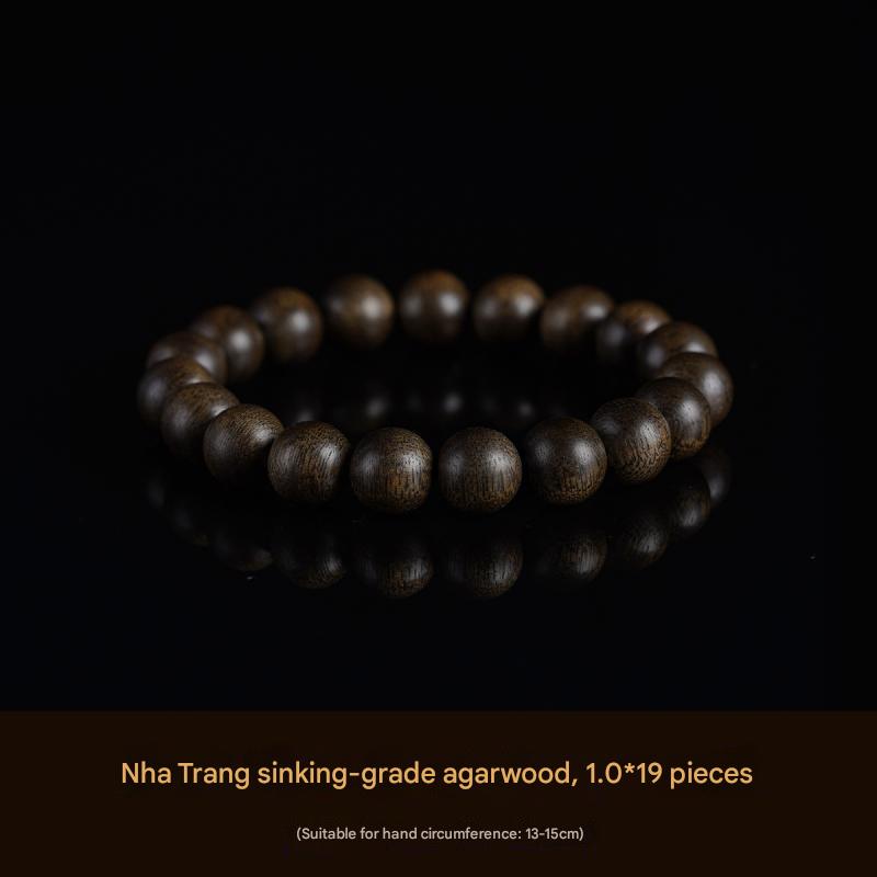 Agarwood Mala 108 Beads | Premium Oud Wood Prayer Beads for Meditation