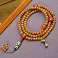 Star Moon Bodhi Seed Mala 108 Beads | Tibetan Meditation Necklace
