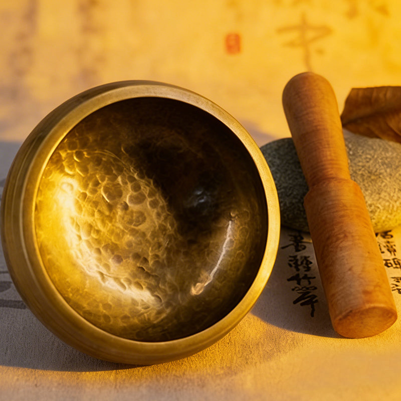 Handcrafted Tibetan Singing Bowl – Sound Healing & Relaxation for Meditation